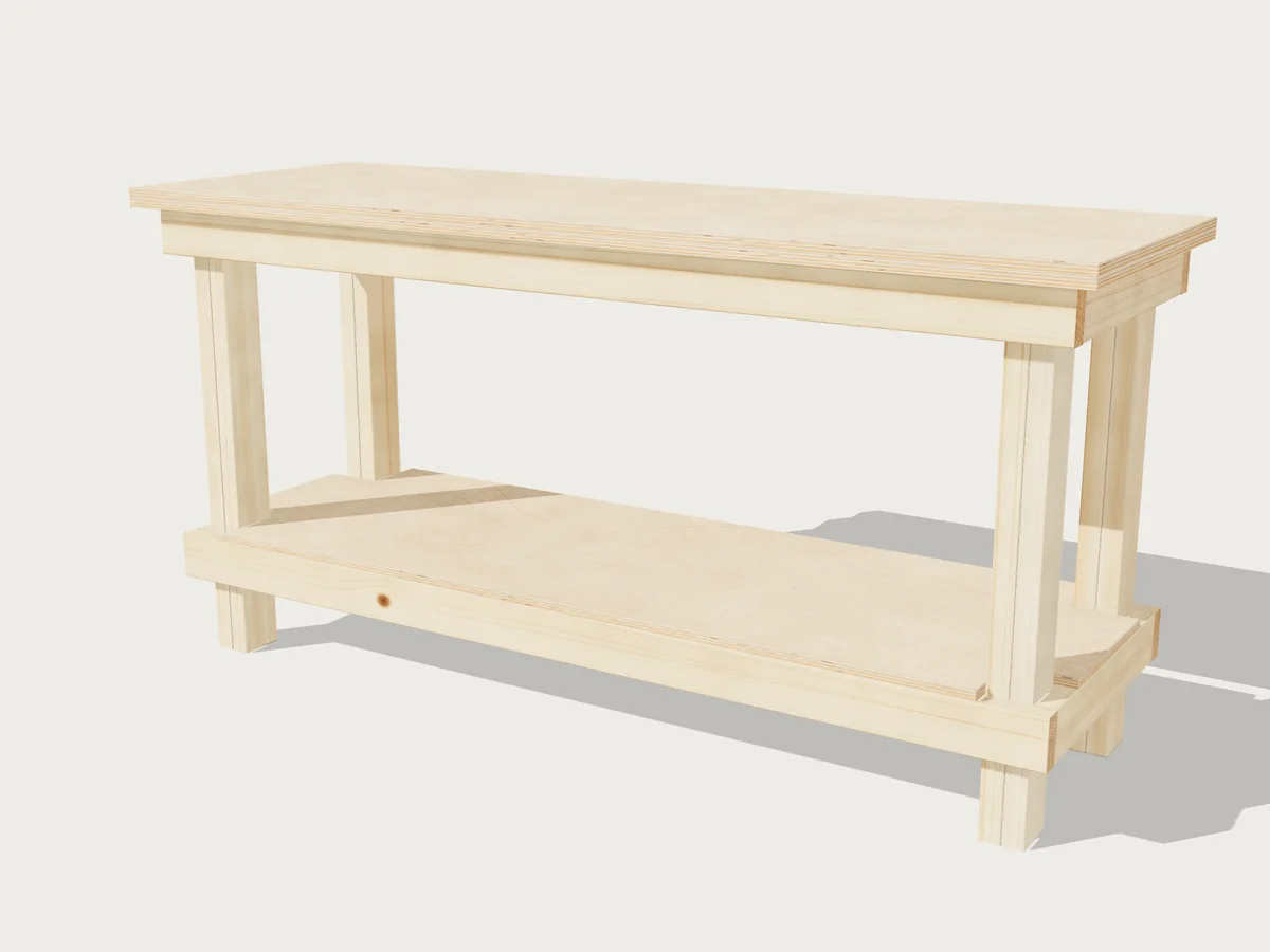 Classic workbench, drawn by Benchside